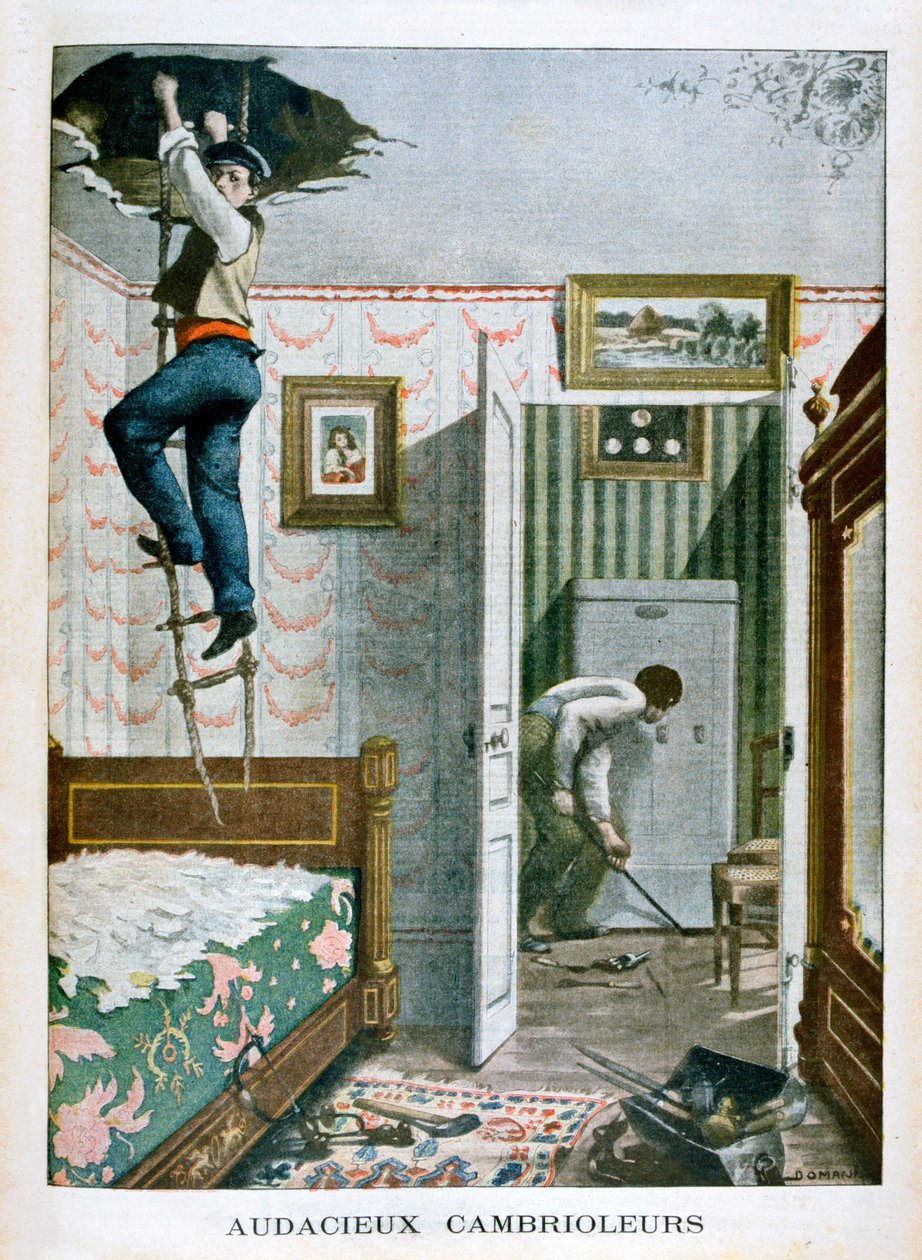 Kühne Einbrecher, 1901 von Unbekannt