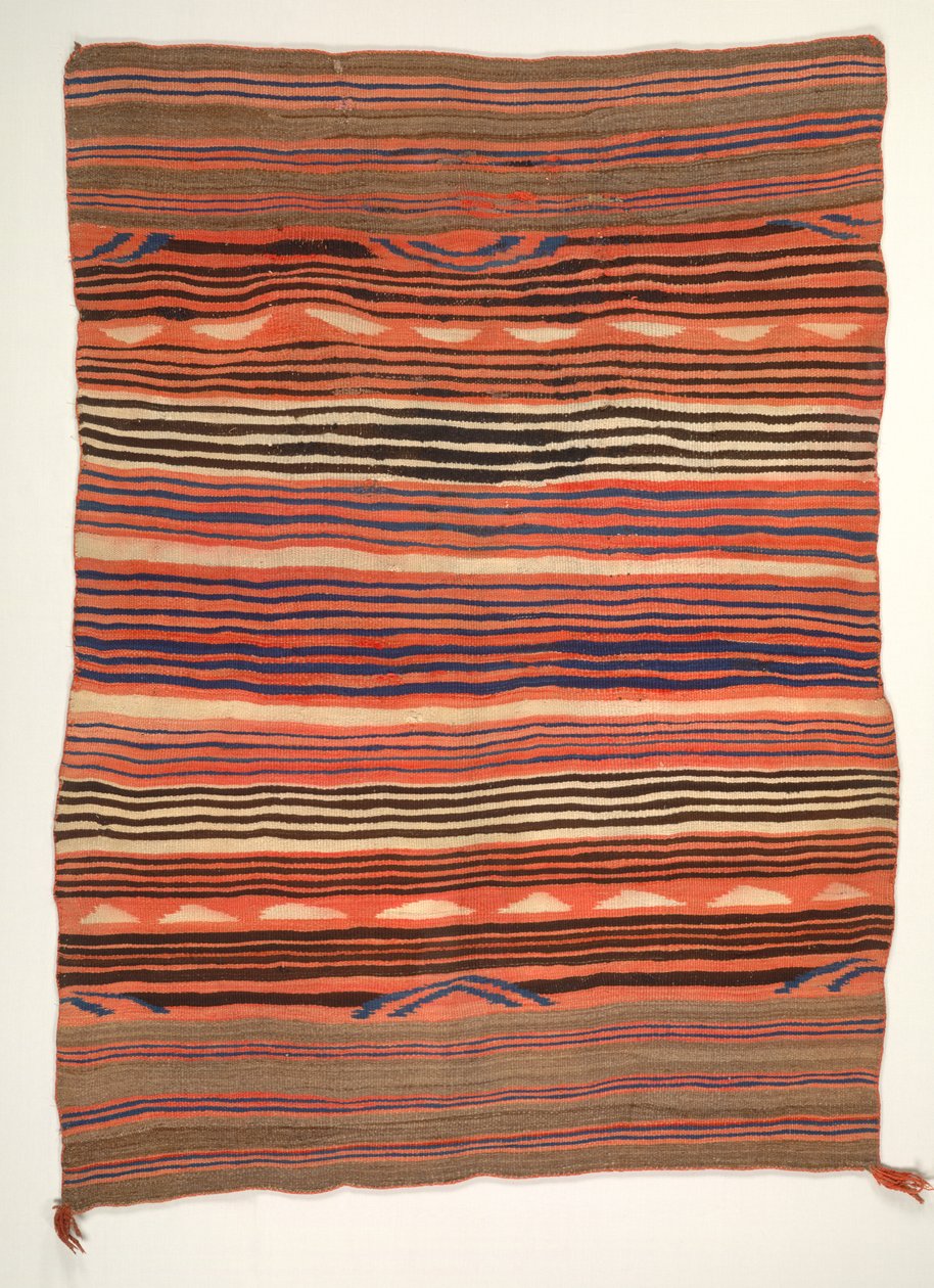 Gestreifte Decke diyugi, um 1880-1890 von Unbekannt