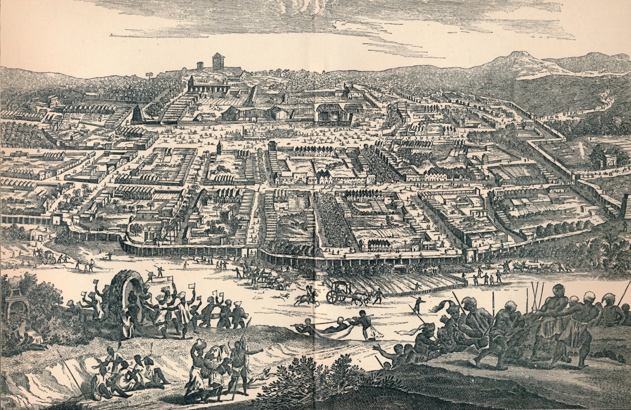 Banza Lovangri, die Hauptstadt des ehemaligen Königreichs Lovango, ca. 1670, 1903 von Unbekannt