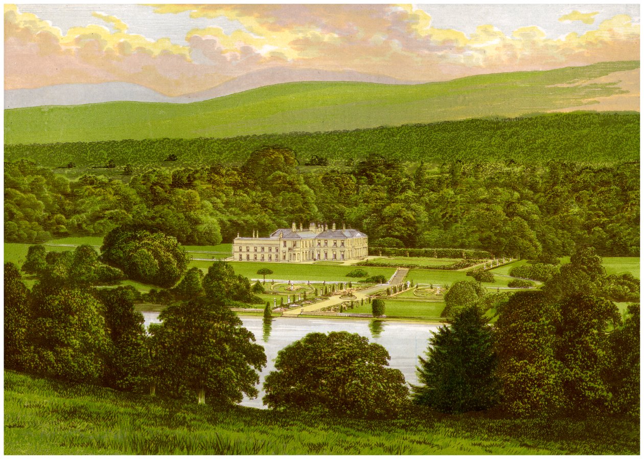 Barons Court, County Tyrone, Nordirland, Heimat des Herzogs von Abercorn, ca. 1880 von Unbekannt
