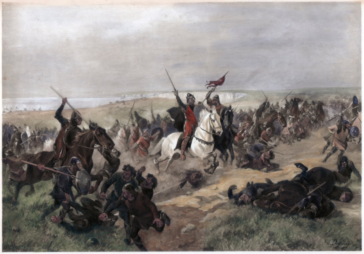 Schlacht von Hastings, 14. Oktober 1066 von Unbekannt