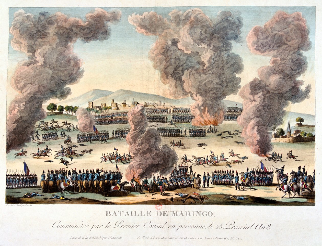 Schlacht von Marengo, 14. Juni, 1800 von Unbekannt