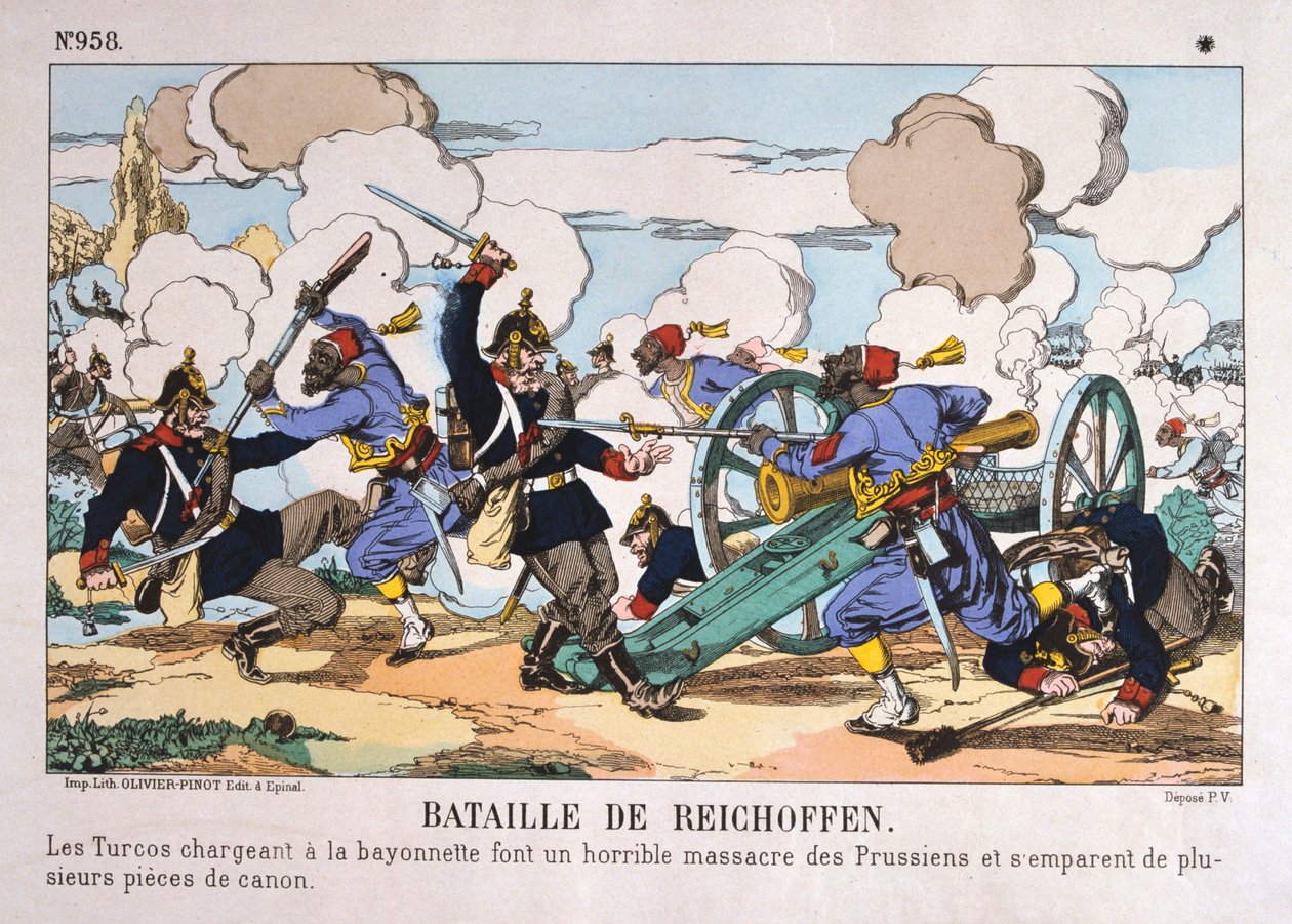 Schlacht bei Reichshoffen, Deutsch-Französischer Krieg, 6. August 1870 von Unbekannt