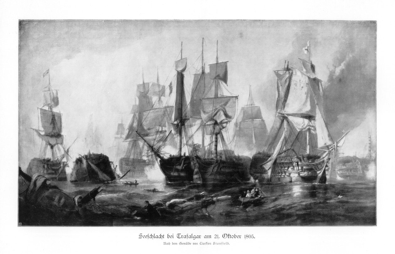 Schlacht von Trafalgar, 21. Oktober 1805, 1900 von Unbekannt