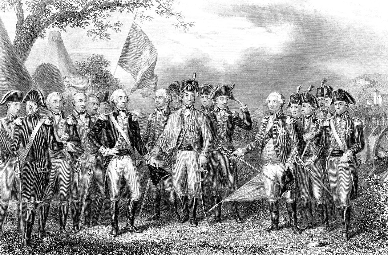 Schlacht von Yorktown, Virginia, Amerikanischer Unabhängigkeitskrieg, 1781 von Unbekannt