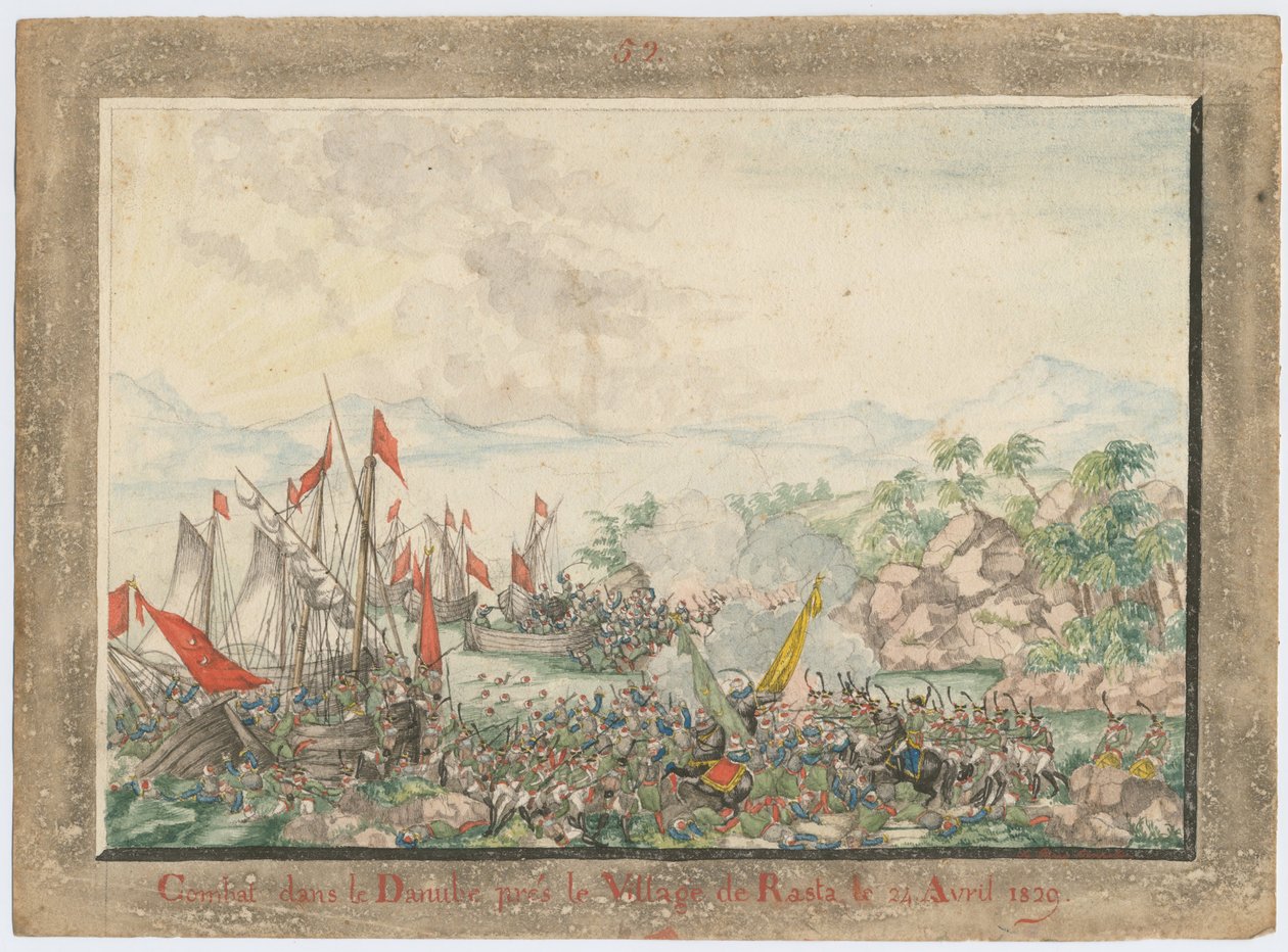 Schlacht an der Donau 1828, 1829 von Unbekannt