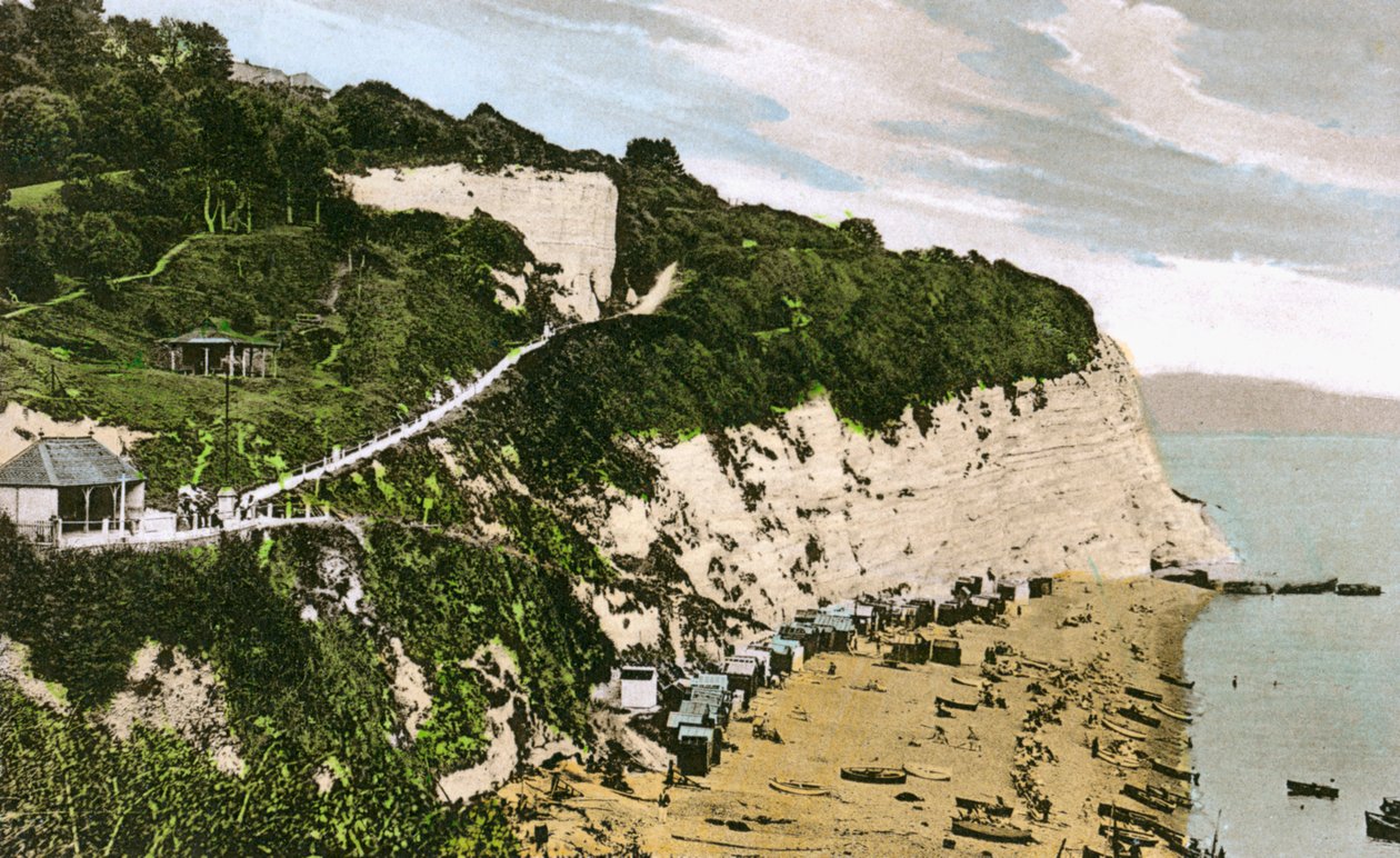 Beer Beach, Devon, frühes 20. Jahrhundert von Unbekannt