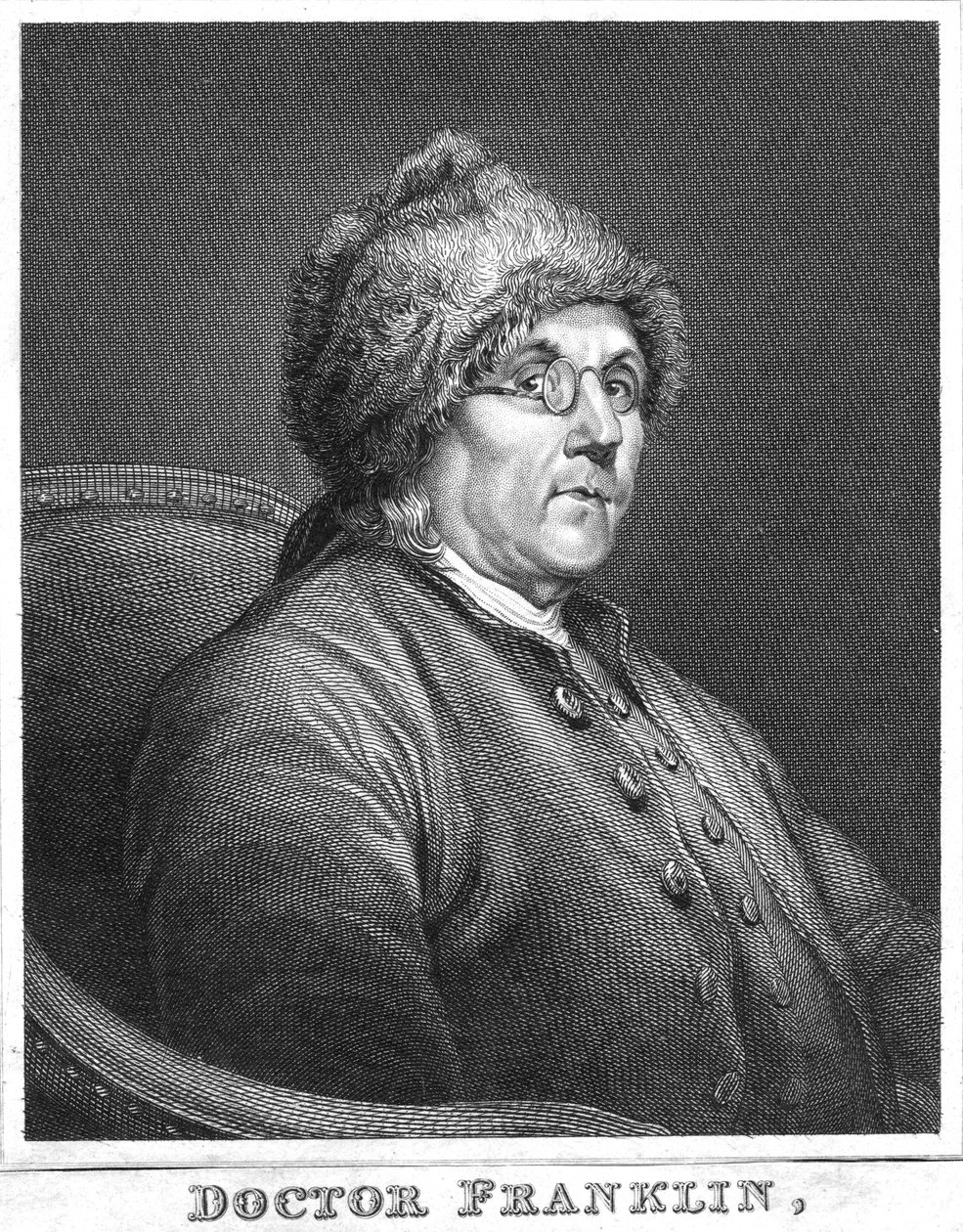 Benjamin Franklin, amerikanischer Wissenschaftler, Erfinder und Staatsmann, späte 18. Jahrhundert von Unbekannt