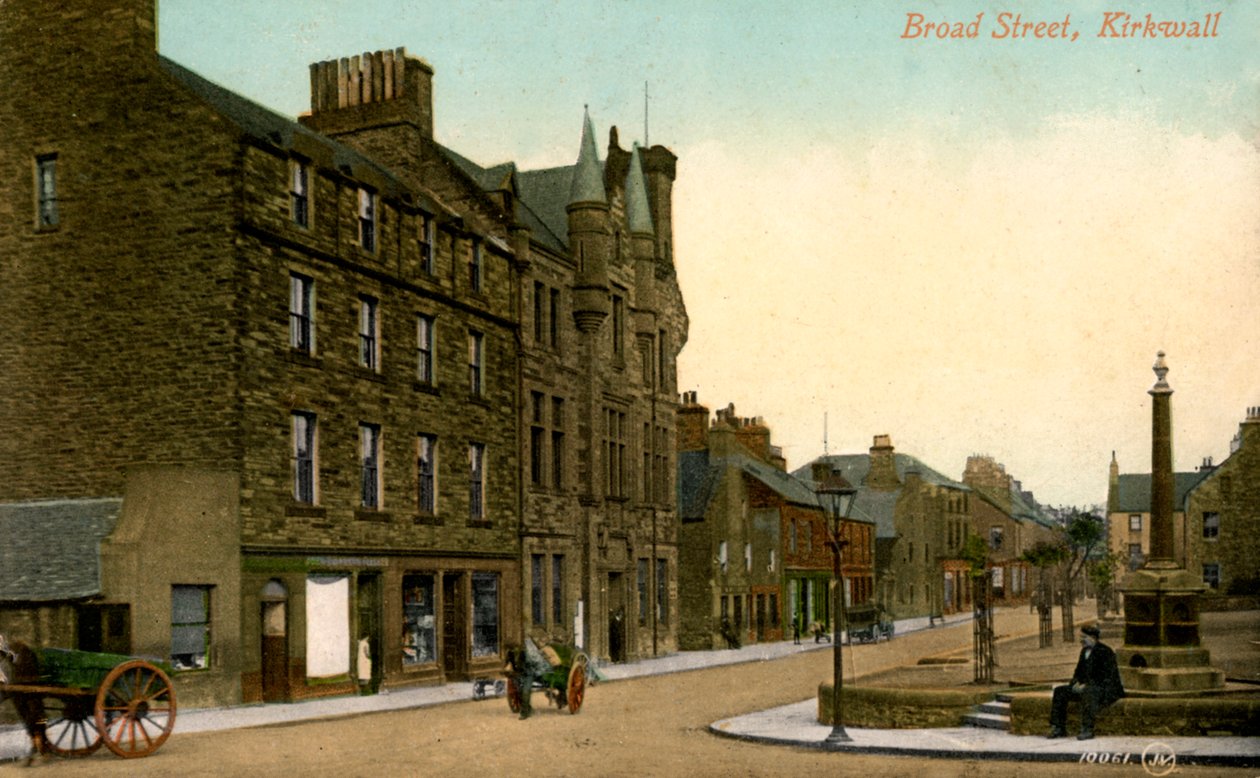 Broad Street, Kirkwall, Orkney, Schottland, 20. Jahrhundert von Unbekannt
