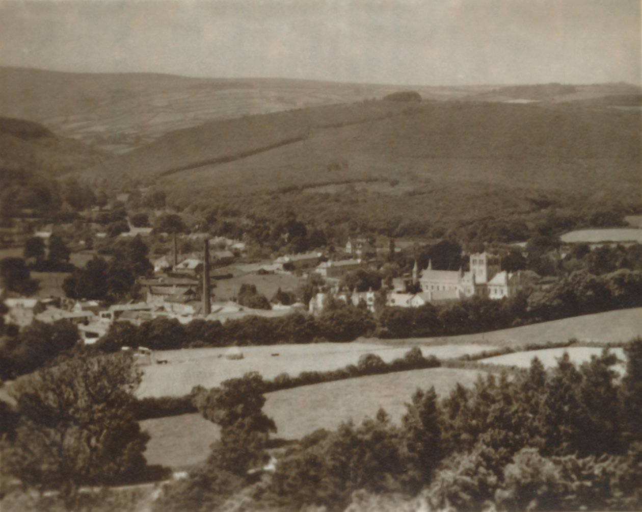Buckfast Abbey und Dartmoor von Unbekannt