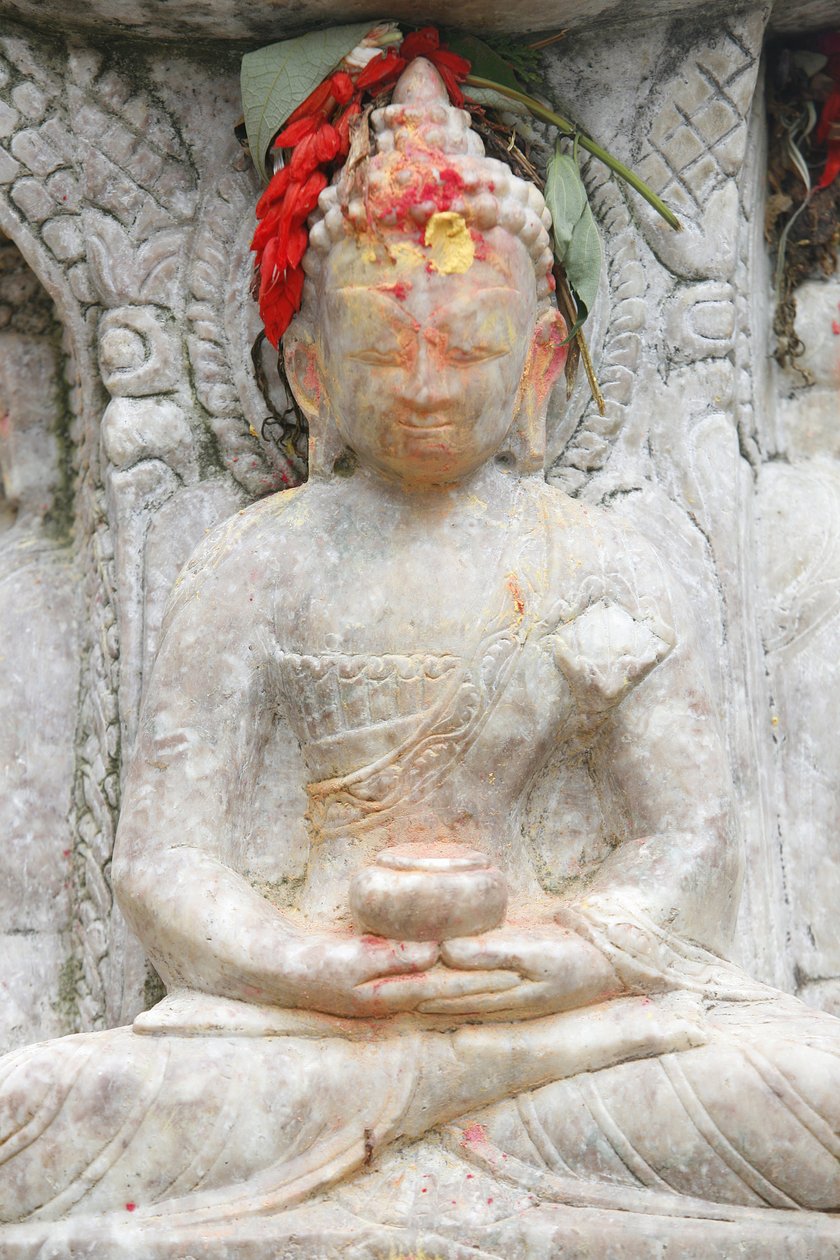 Meditationsbuddha, Kirtipur, Nepal von Unbekannt