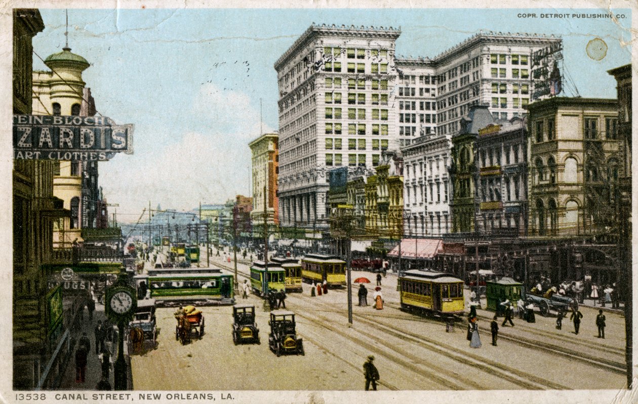 Canal Street, New Orleans, USA, ca. 1912 von Unbekannt