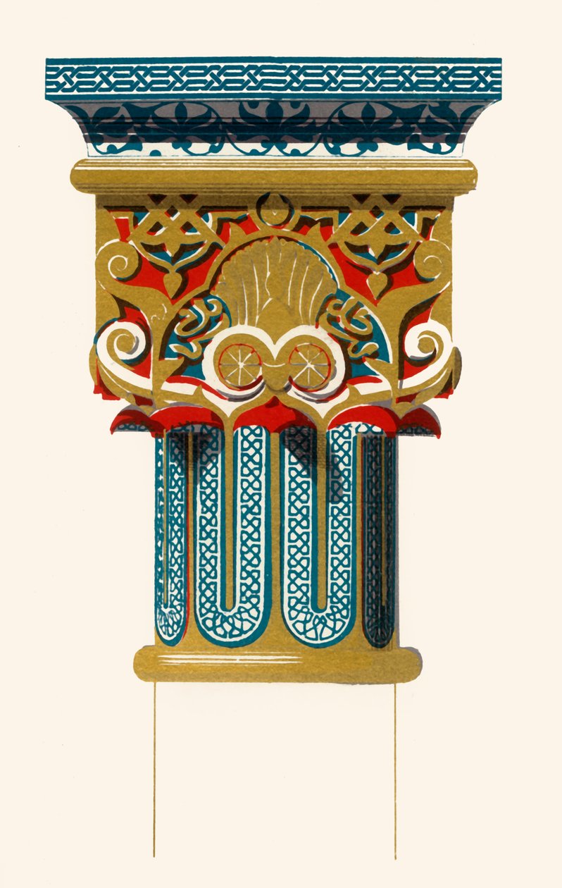 Kapital der Säulen, Löwenhof, 1907 von Unbekannt