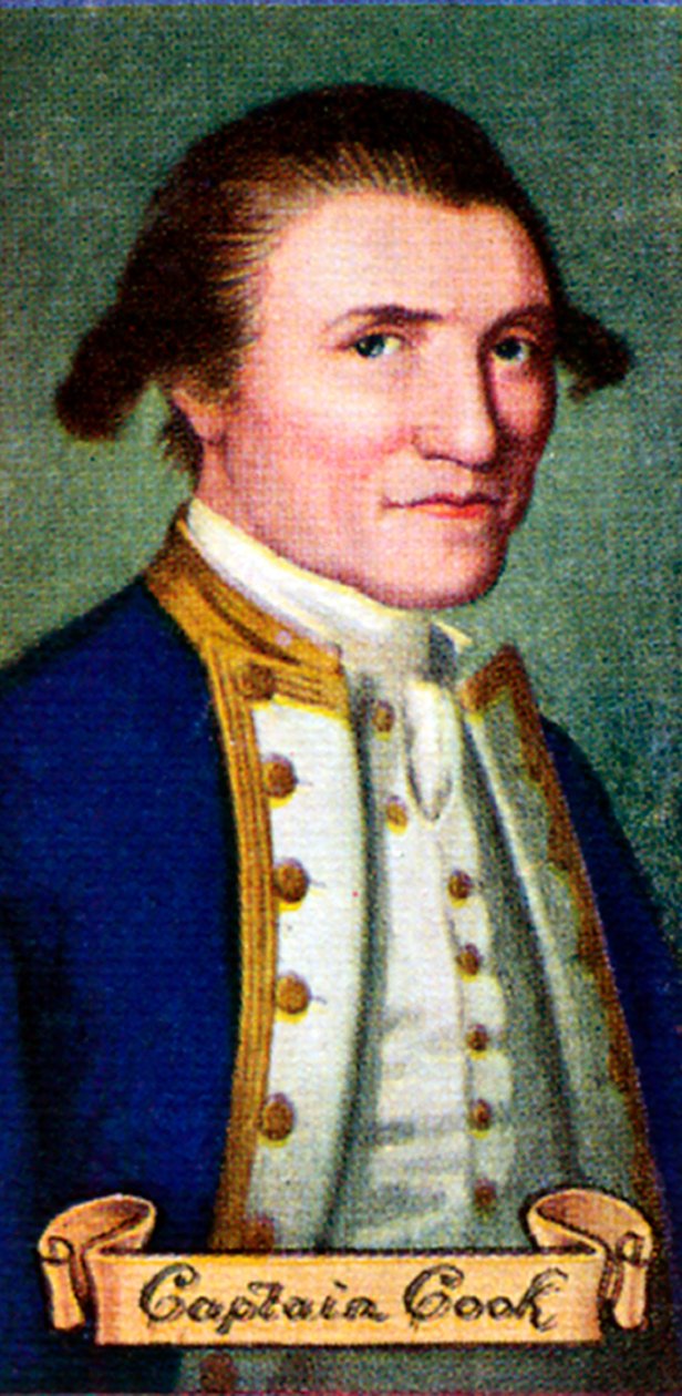 Kapitän James Cook, aus einer Serie von Zigarettenkarten, 1935 von Unbekannt