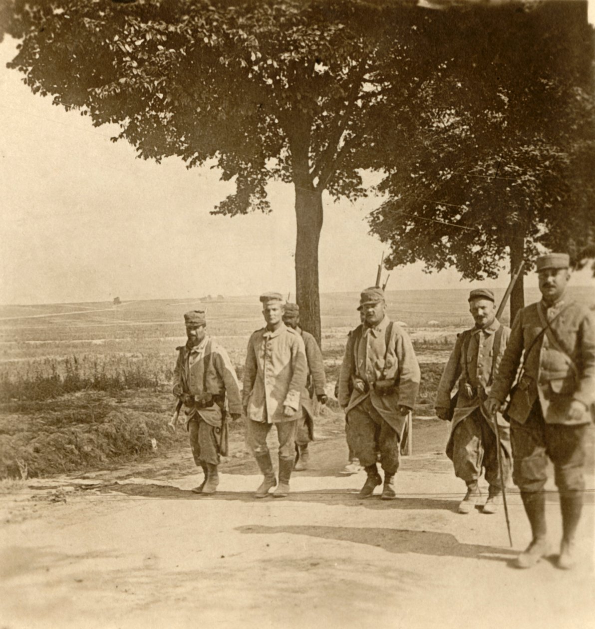 Gefangener deutscher Scharfschütze, Champagne, Nordfrankreich, ca. 1914-1918 von Unbekannt
