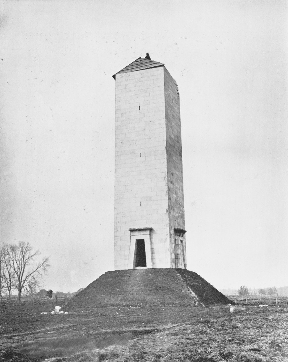 Chalmette Monument, Schlachtfeld von New Orleans, Louisiana, USA, um 1900 von Unbekannt