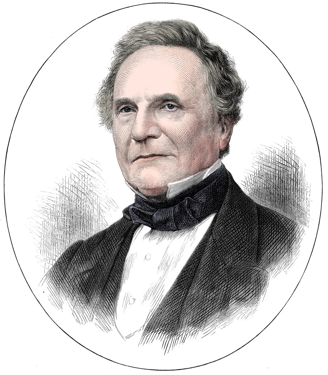 Charles Babbage 1791-1871, englischer Mathematiker und Pionier der Informatik, 1871 von Unbekannt
