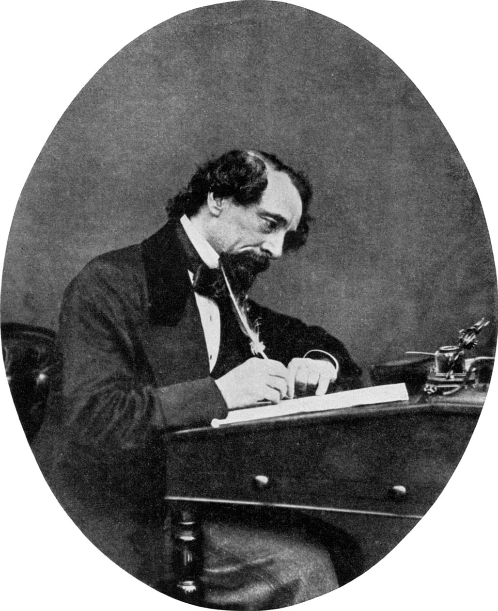 Charles Dickens, britischer Schriftsteller, 19. Jahrhundert von Unbekannt