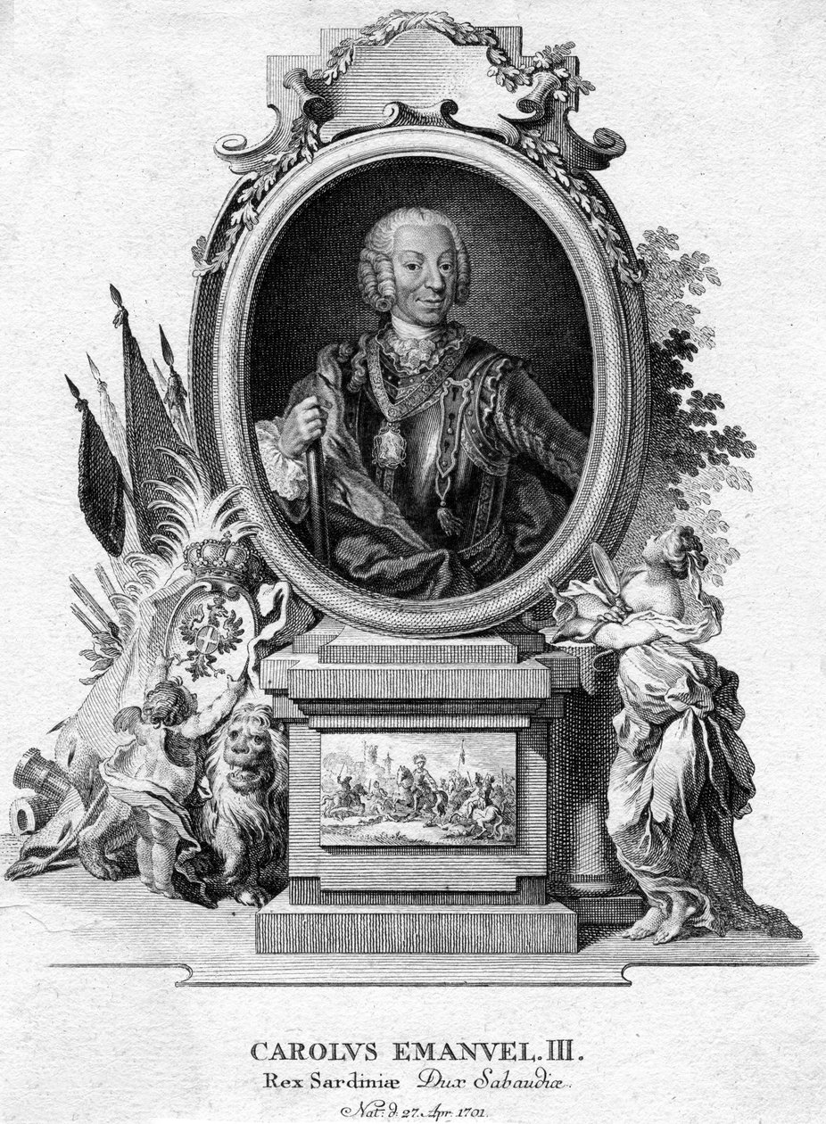 Karl Emanuel III. von Sardinien, Herzog von Savoyen und König von Sardinien, 1701-1773 von Unbekannt