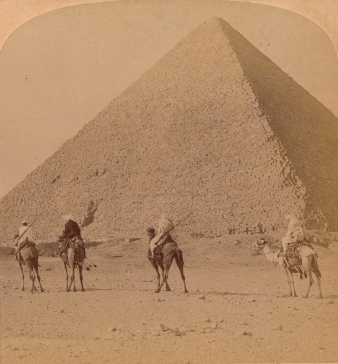 Cheops, die größte der Pyramiden, Ägypten, 1896 von Unbekannt