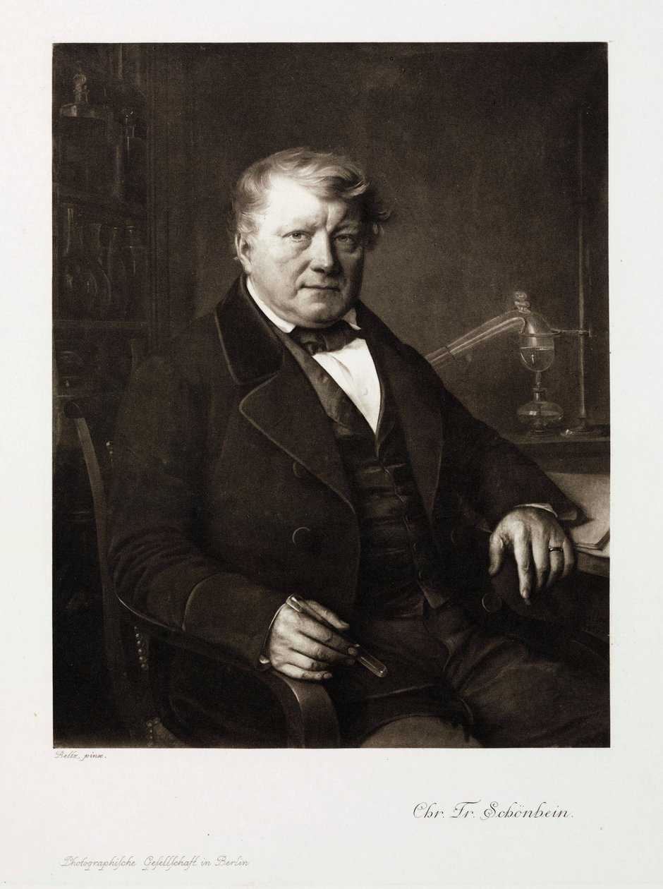 Christian Friedrich Schönbein, deutscher Chemiker, um 1860 von Unbekannt