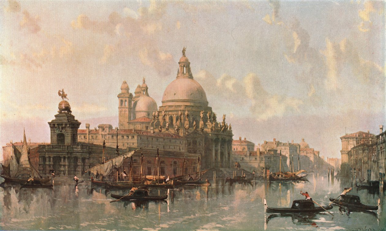 Kirche Santa Maria della Salute, Venedig, 1862, um 1902 von Unbekannt