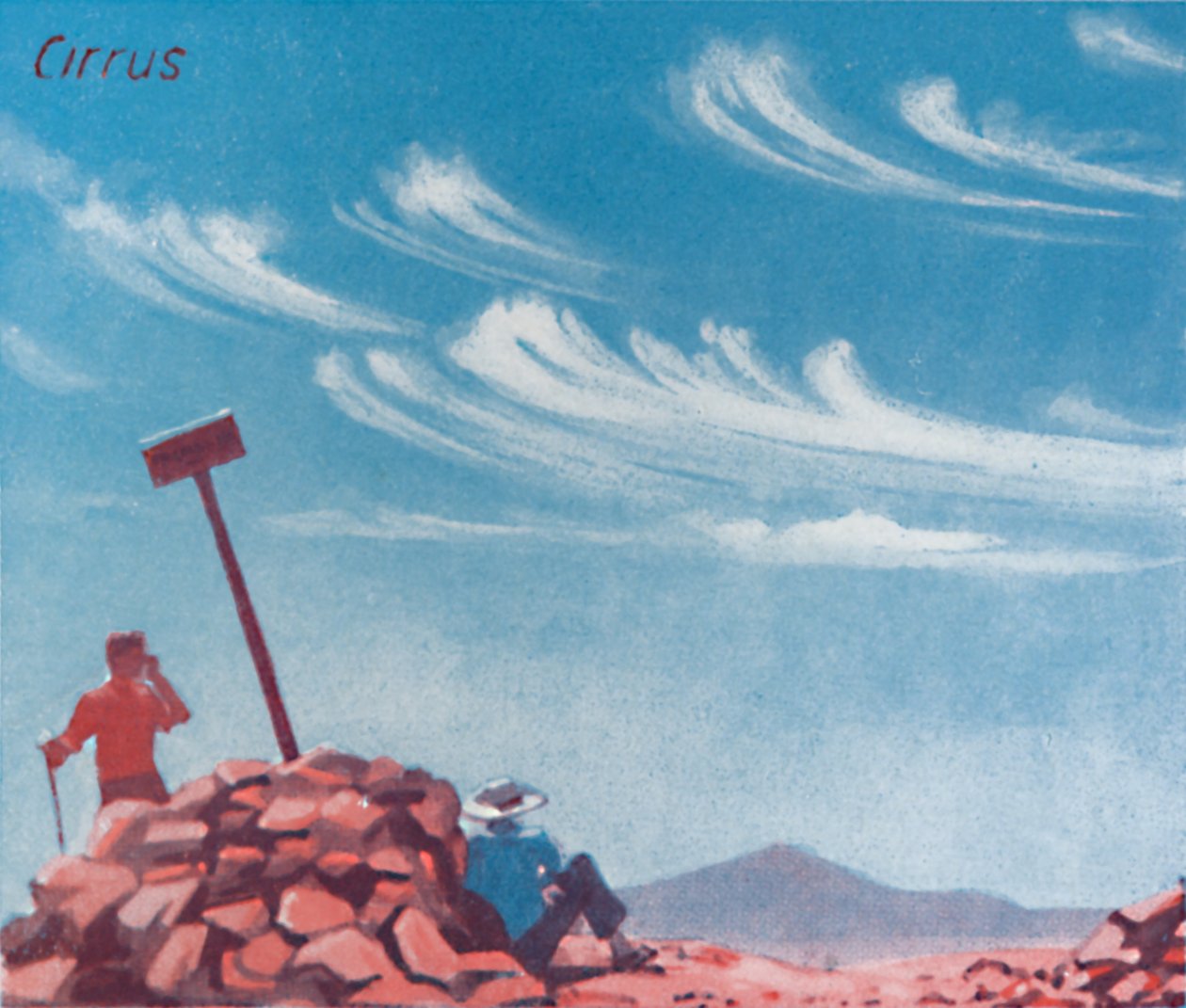 Cirrus - Ein Dutzend der wichtigsten Wolkenformen am Himmel, 1935 von Unbekannt
