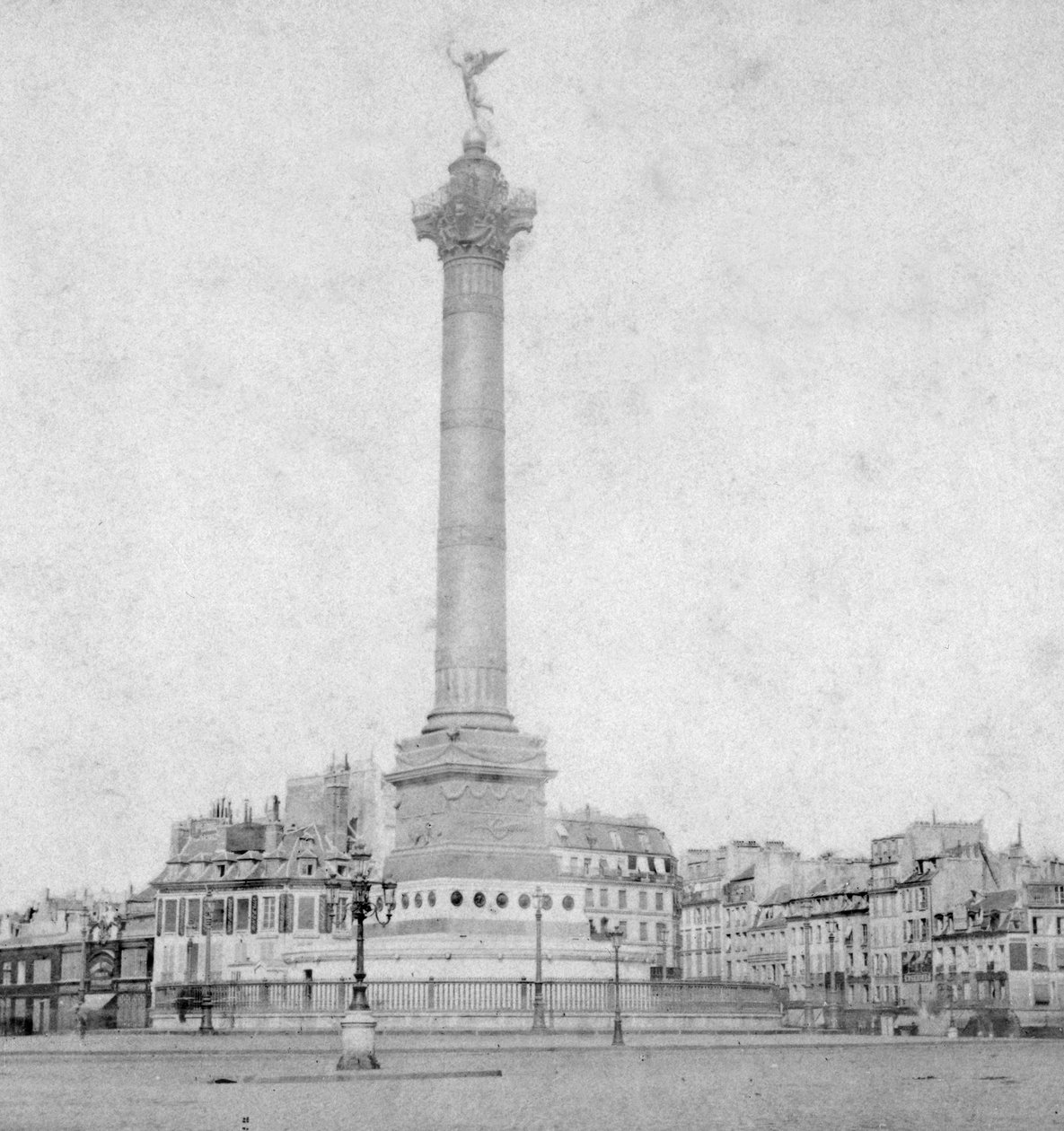 Colonne de Juillet, Place de la Bastille, Paris, Frankreich, spätes 19. oder frühes 20. Jahrhundert von Unbekannt
