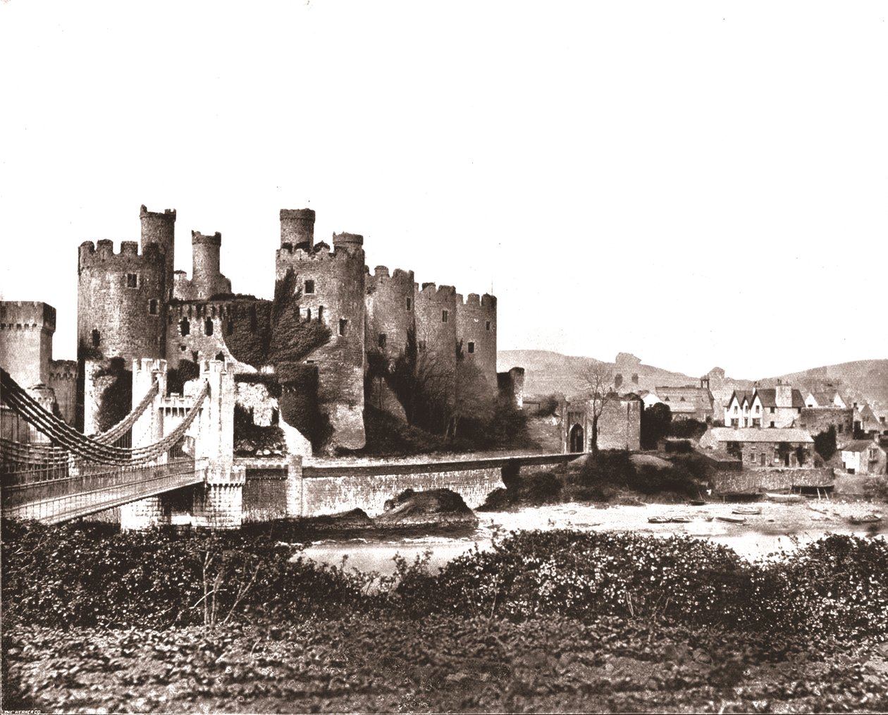 Conway Castle, Nordwales, 1894 von Unbekannt