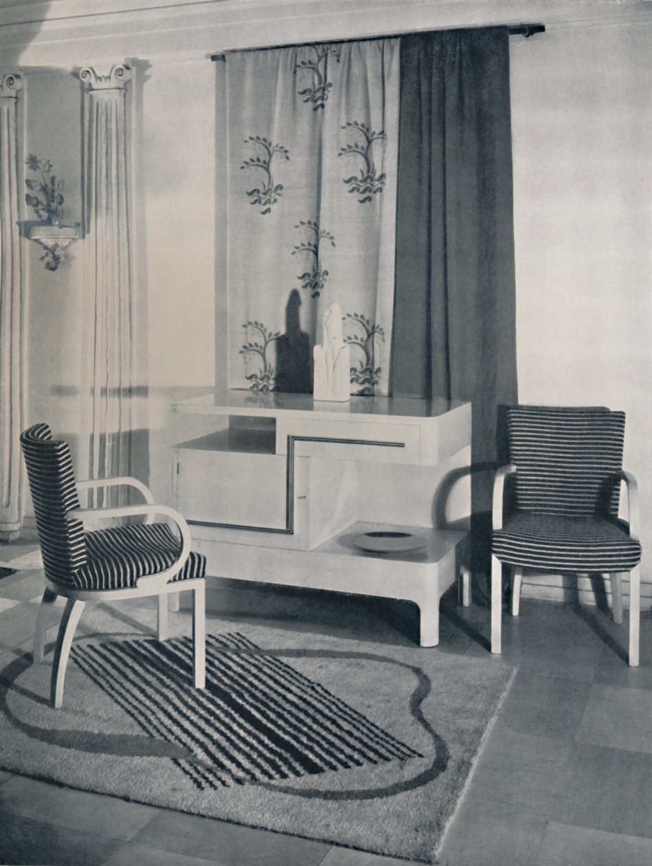Ecke eines Raumes, entworfen von Hayes Marshall für Fortnum & Mason Ltd., London, 1936 von Unbekannt