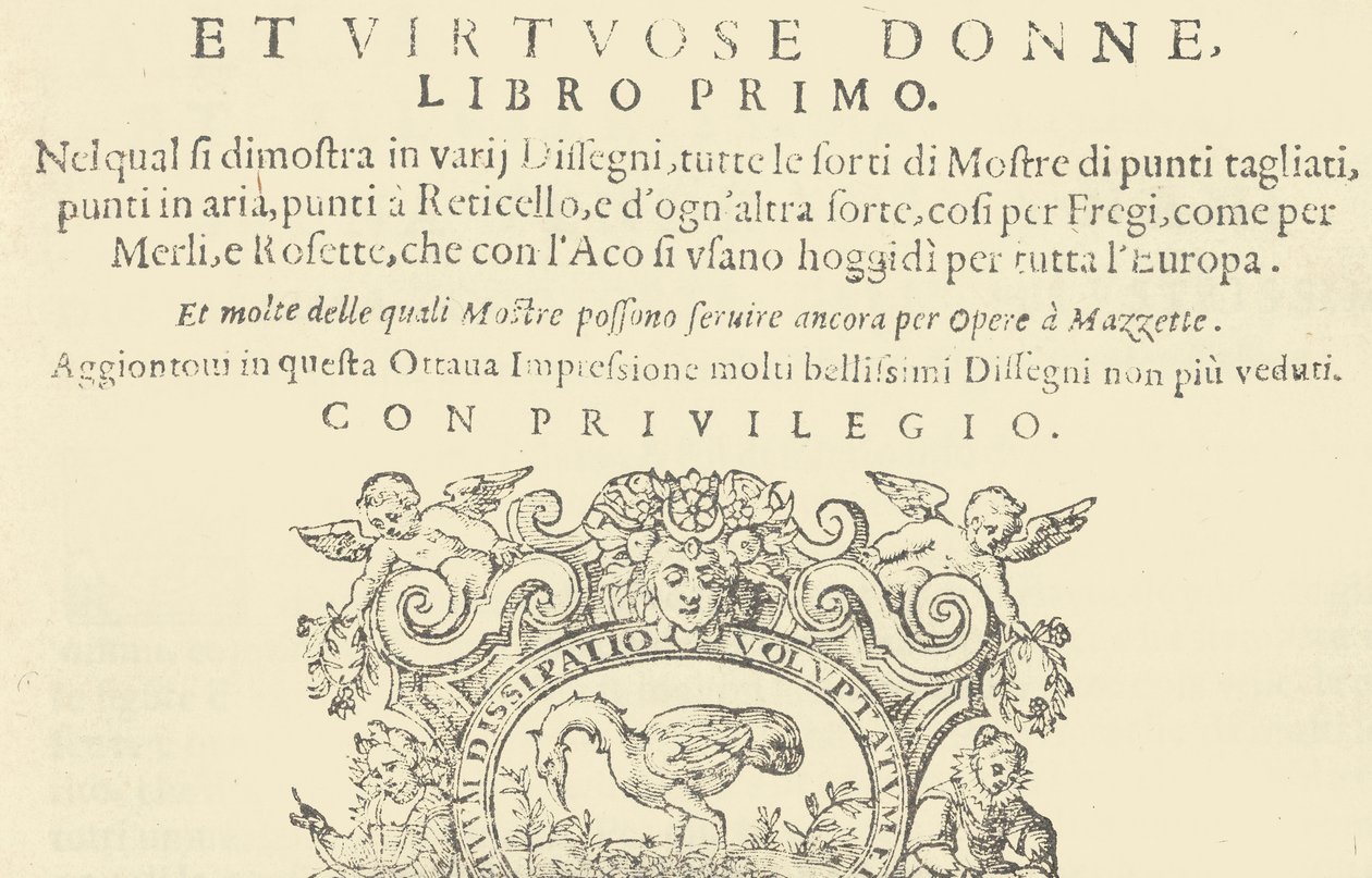 Corona delle Nobili et Virtuose Donne: Buch I-IV, 1601 von Unbekannt