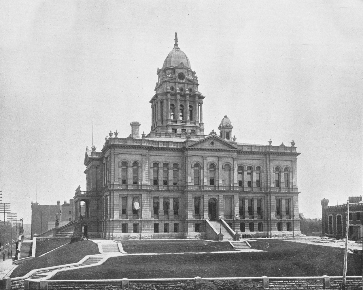 Gerichtsgebäude, Omaha, Nebraska, USA, ca. 1900 von Unbekannt