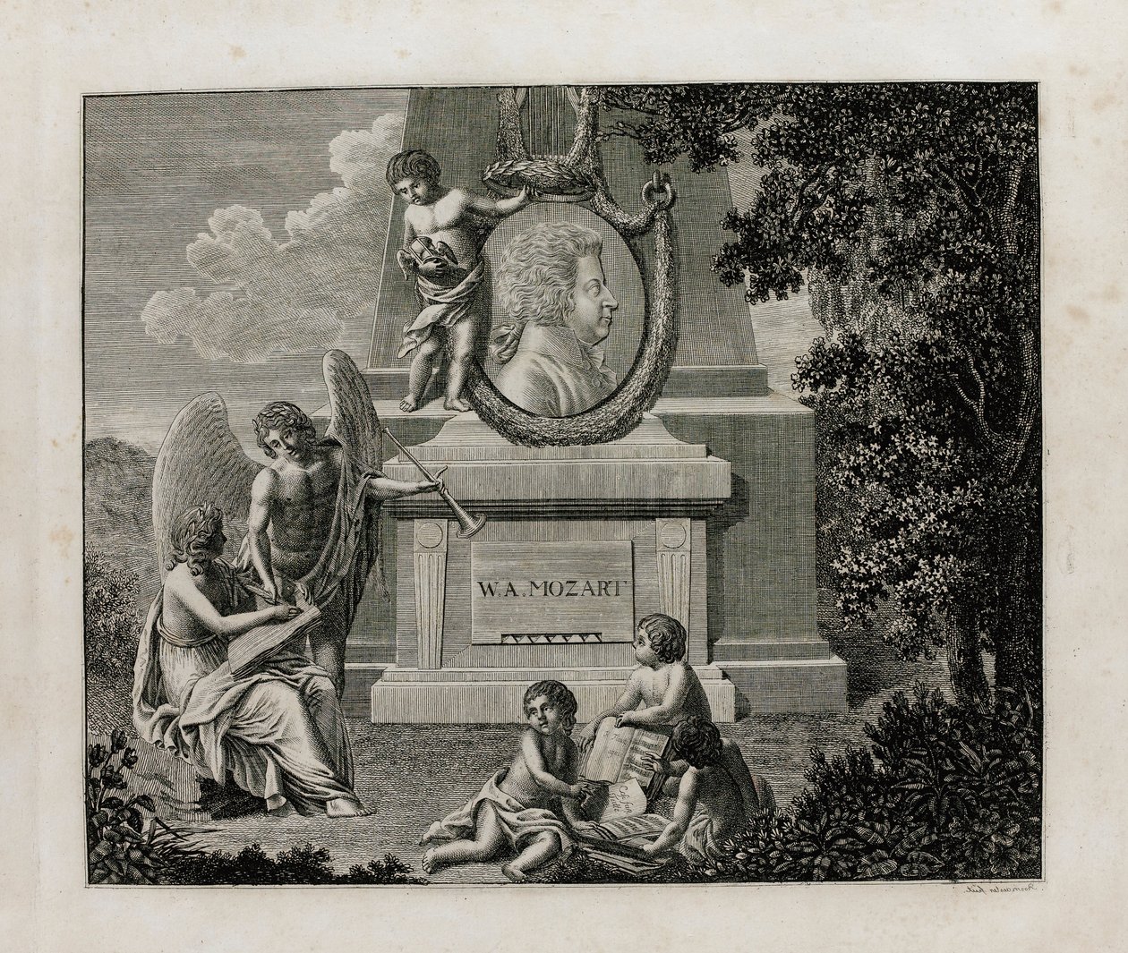 Titelblatt der ersten Ausgabe der Partitur der Oper Così fan tutte von W.A. Mozart, 1794 von Unbekannt
