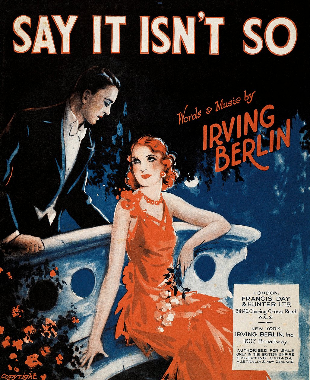 Cover der Partitur von "Say It Isn