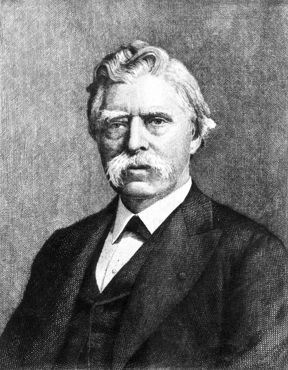 David Edward Hughes, englischer Elektriker und Erfinder, ca. 1880er von Unbekannt