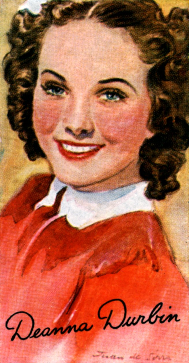 Deanna Durbin, 1921-1999, Sängerin und Schauspielerin in Hollywood-Filmen der 1930er und 1940er Jahre, 20. Jahrhundert von Unbekannt