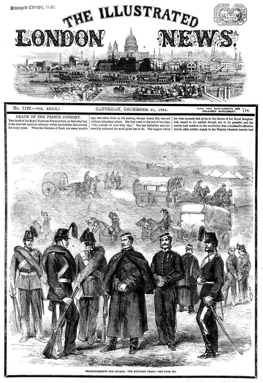 Tod von Albert, Prinzgemahl von Königin Victoria, 14. Dezember 1861 von Unbekannt