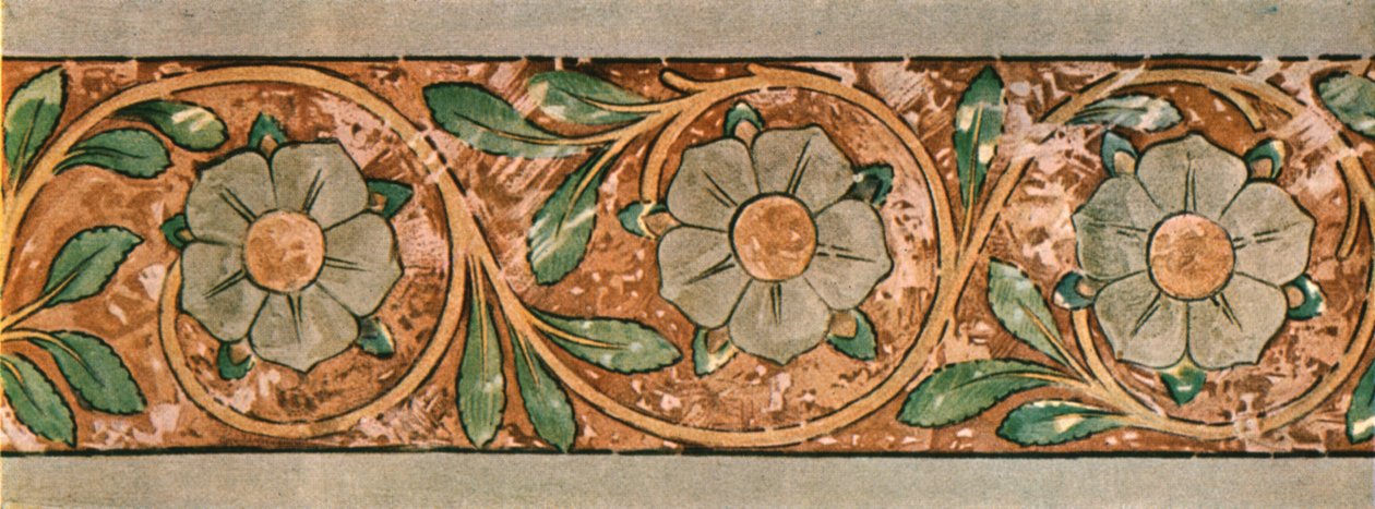 Dekoration im Kreuzgang der Stiftskirche in Aschaffenburg, Bayern, Deutschland, 1928 von Unbekannt