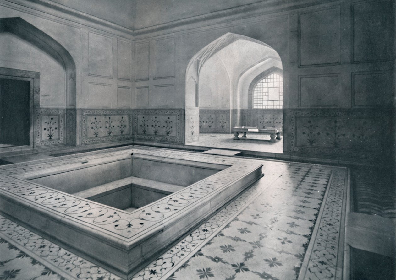 Delhi. Königliche Bäder im Palast, ca. 1910 von Unbekannt