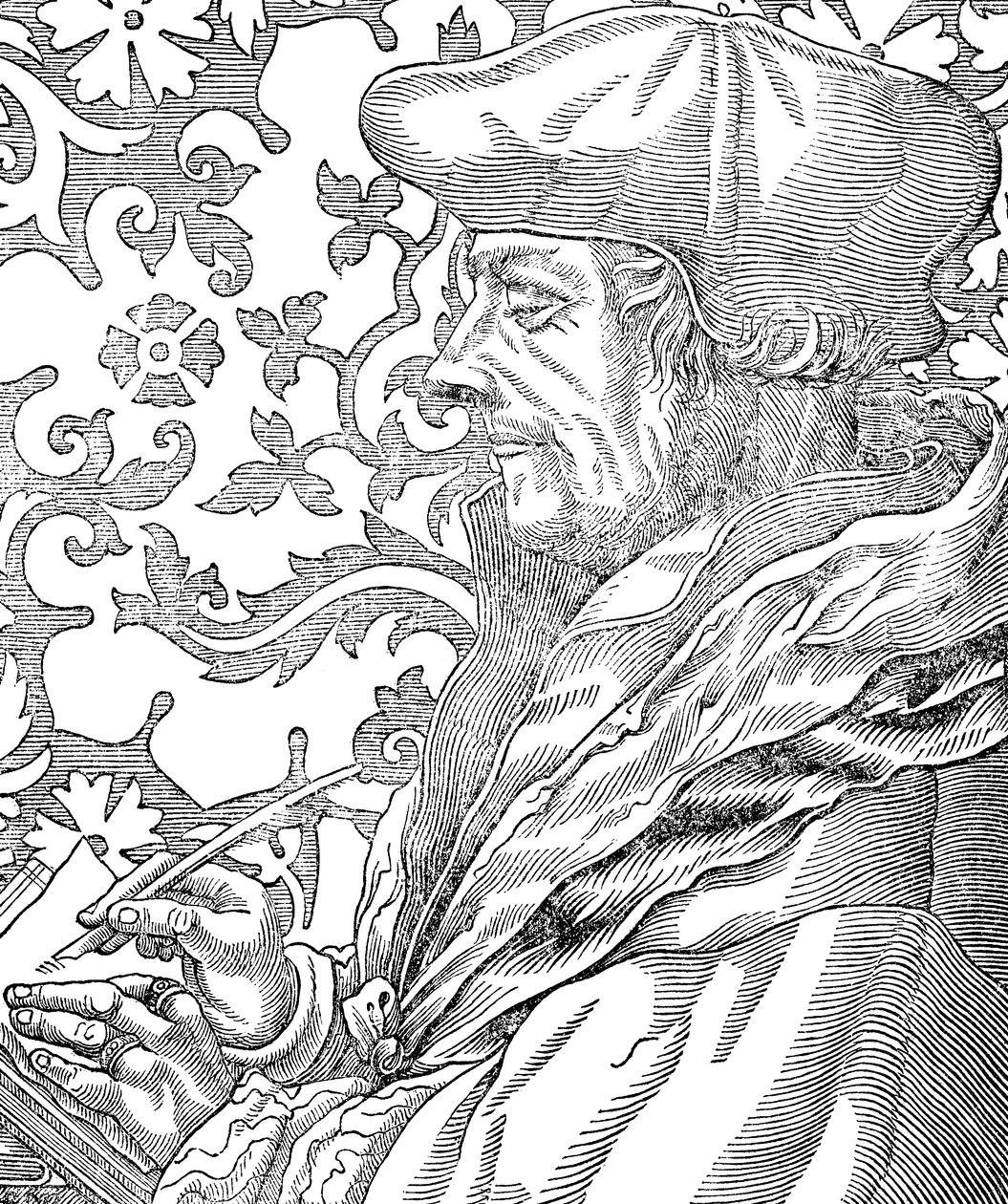 Desiderius Erasmus, 15.-16. Jahrhundert, niederländischer Humanist und Gelehrter von Unbekannt