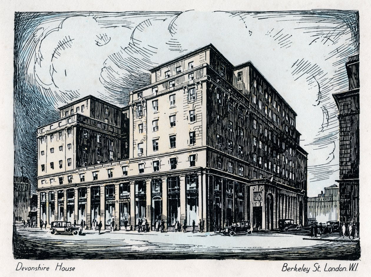 Devonshire House, Berkeley Street, London, ca. 1910-1929 von Unbekannt