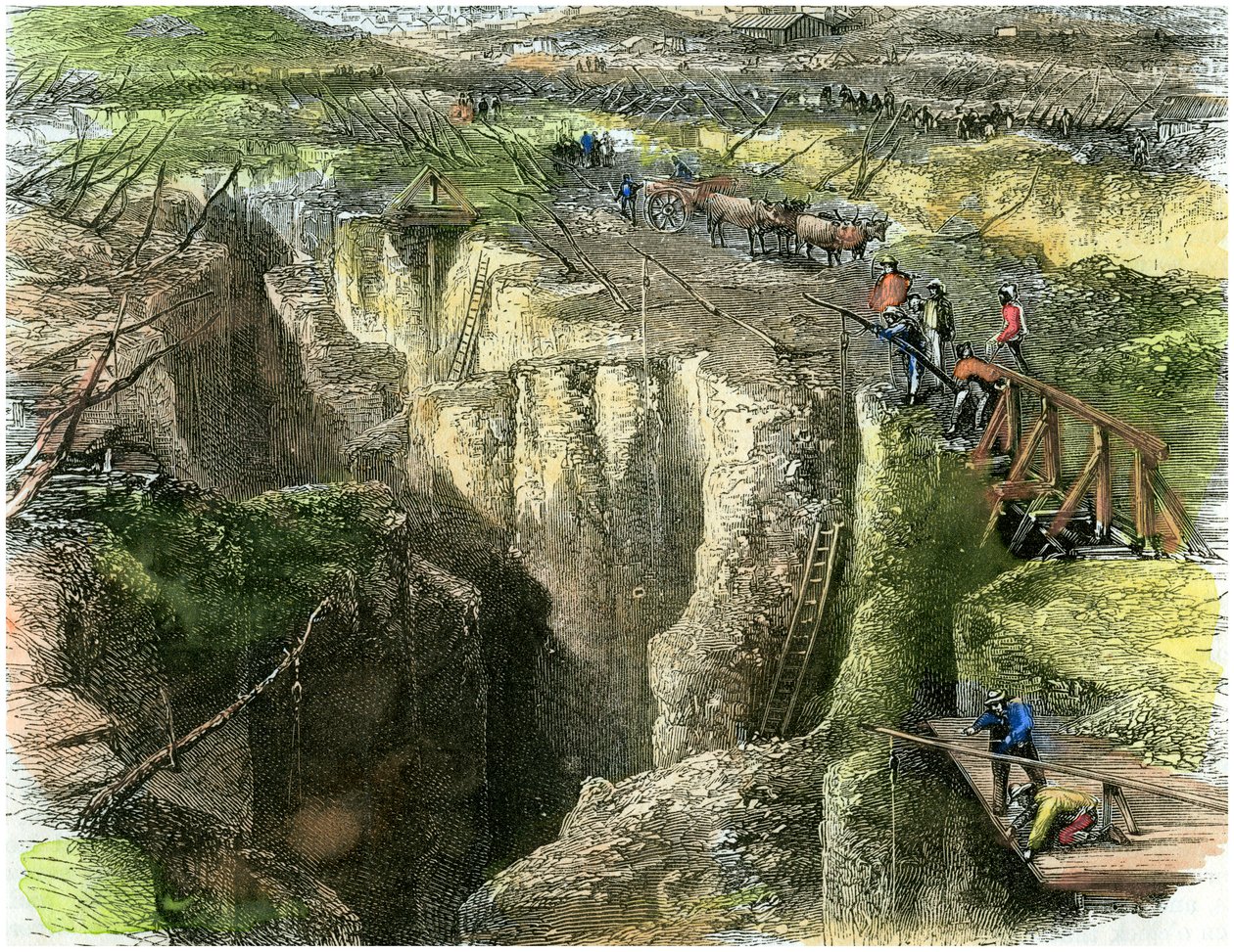 Diamantenfeld, um 1880 von Unbekannt