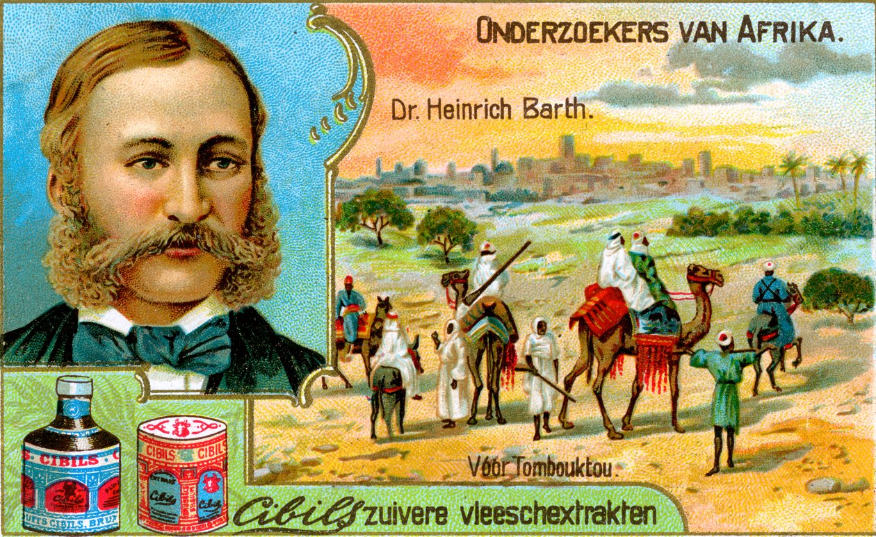 Dr. Heinrich Barth, deutscher Geograph und Entdecker, ca. 1900 von Unbekannt