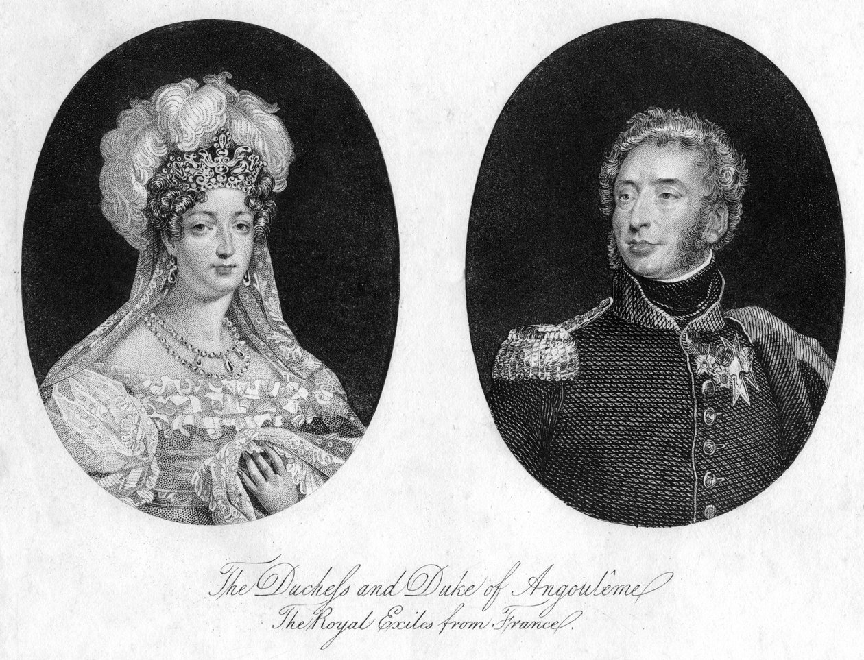 Herzog und Herzogin von Angoulême von Unbekannt
