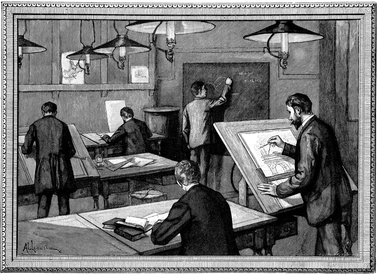 Ecole des Ponts-et-Chaussées, Paris, 1894 von Unbekannt