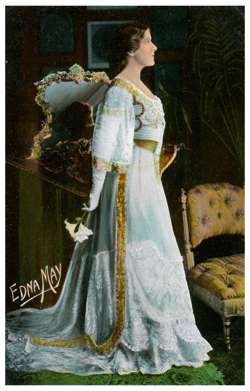 Edna May, amerikanische Schauspielerin und Sängerin, ca. 1900-1919 von Unbekannt