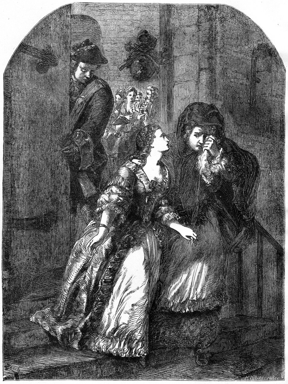 Flucht des Earl of Nithsdale aus dem Tower of London, 1716, 19. Jahrhundert von Unbekannt