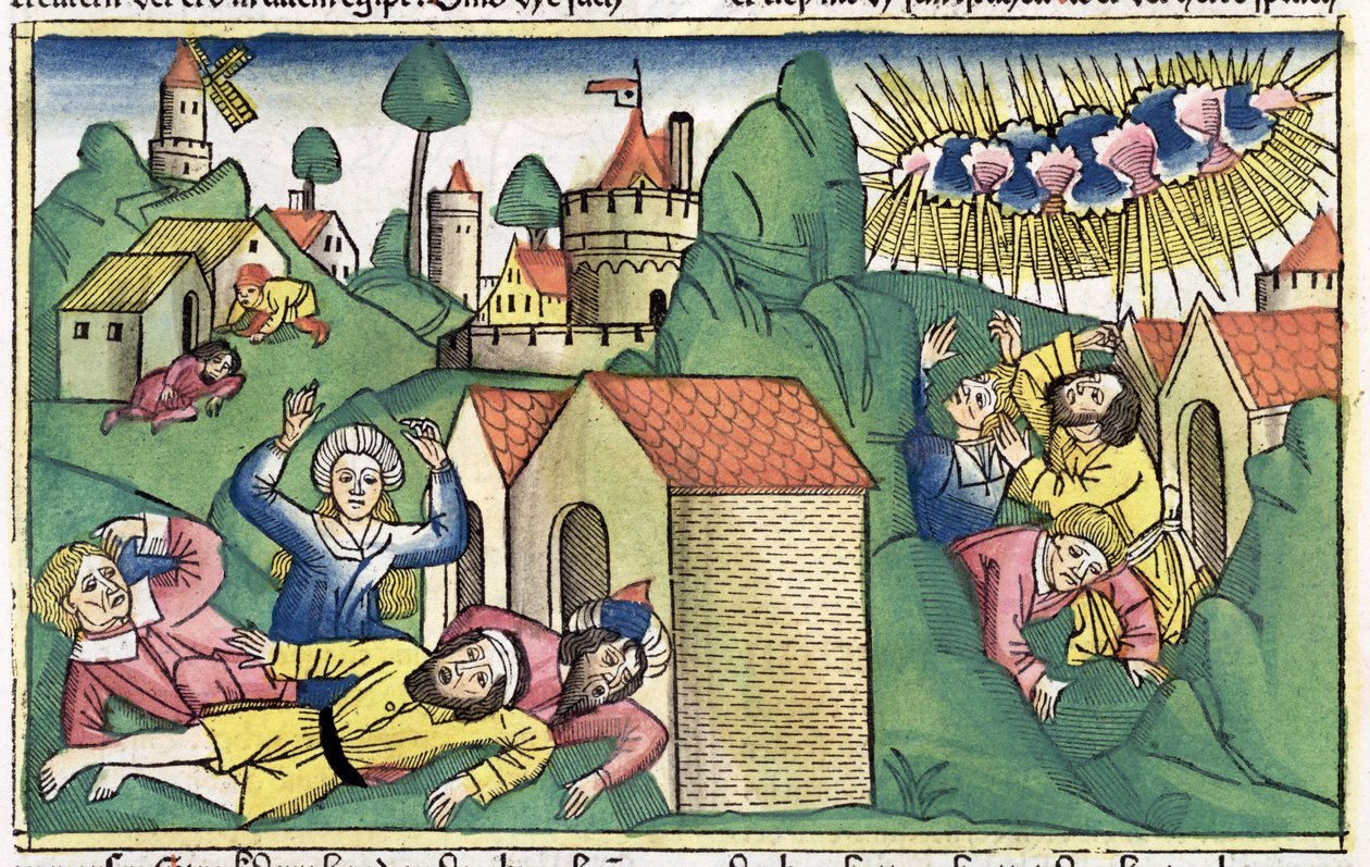 Exodus 11:1-10: Der Tod der erstgeborenen Söhne, eine der sieben Plagen Ägyptens von Unbekannt