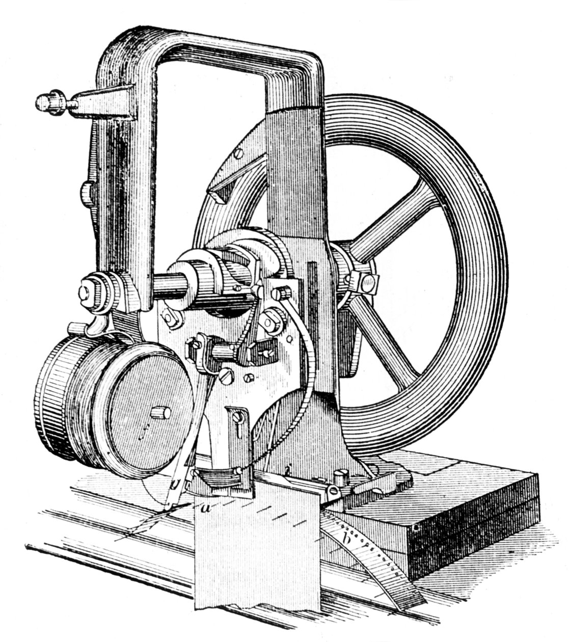Erste Steppstich-Nähmaschine, erfunden von Elias Howe von Unbekannt