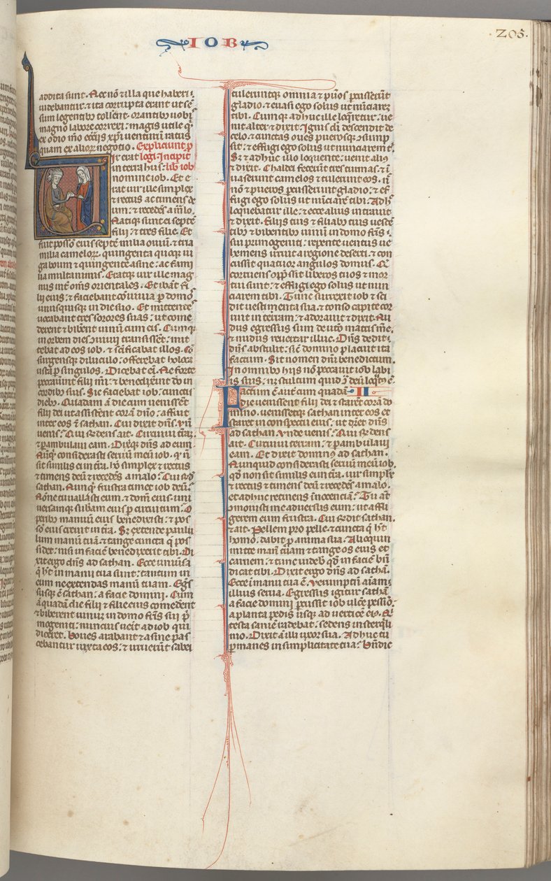Job auf dem Misthaufen mit einem goldenen Ohrring, c. 1275-1300 von Unbekannt